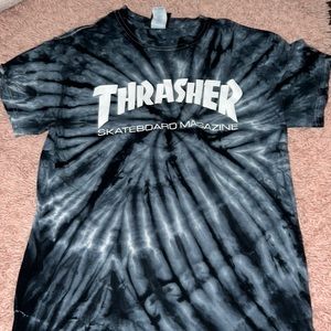 tie-dye thrasher shirt